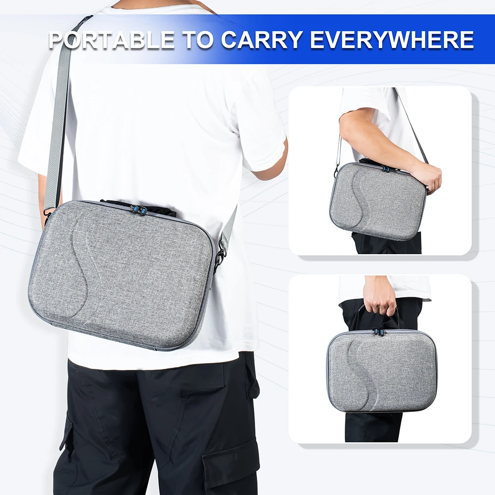 VR Glasses Portable Handheld Crossbody Bag Portable Protection Fashion Hard Travel Case Expandable Capacity Fit For Meta Quest 3