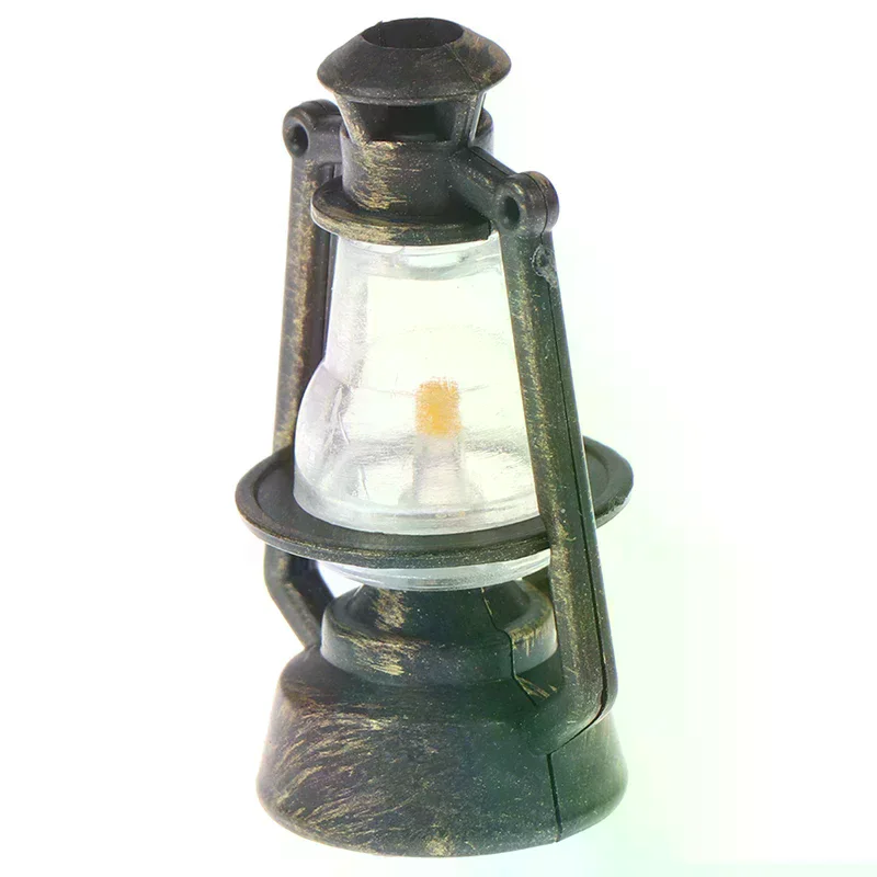 1Pc 1:12 1:6 Casa delle bambole in miniatura Retro Lampada a olio Modello Accessori per mobili per la casa delle bambole Decor Bambini Giochi di imitazione Giocattoli Regalo