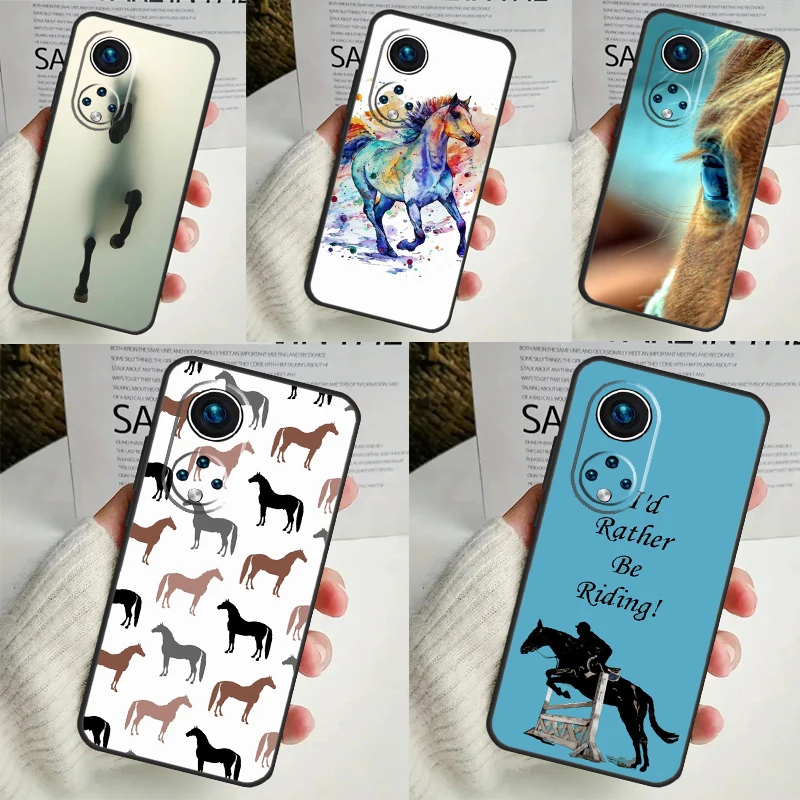 Horse Pony Pattern Phone Case For Honor 90 Lite 50 70 Magic 5 6 Pro X6 X7 X8 X9 X6a X7a X8a X9a X9b X8b Cover