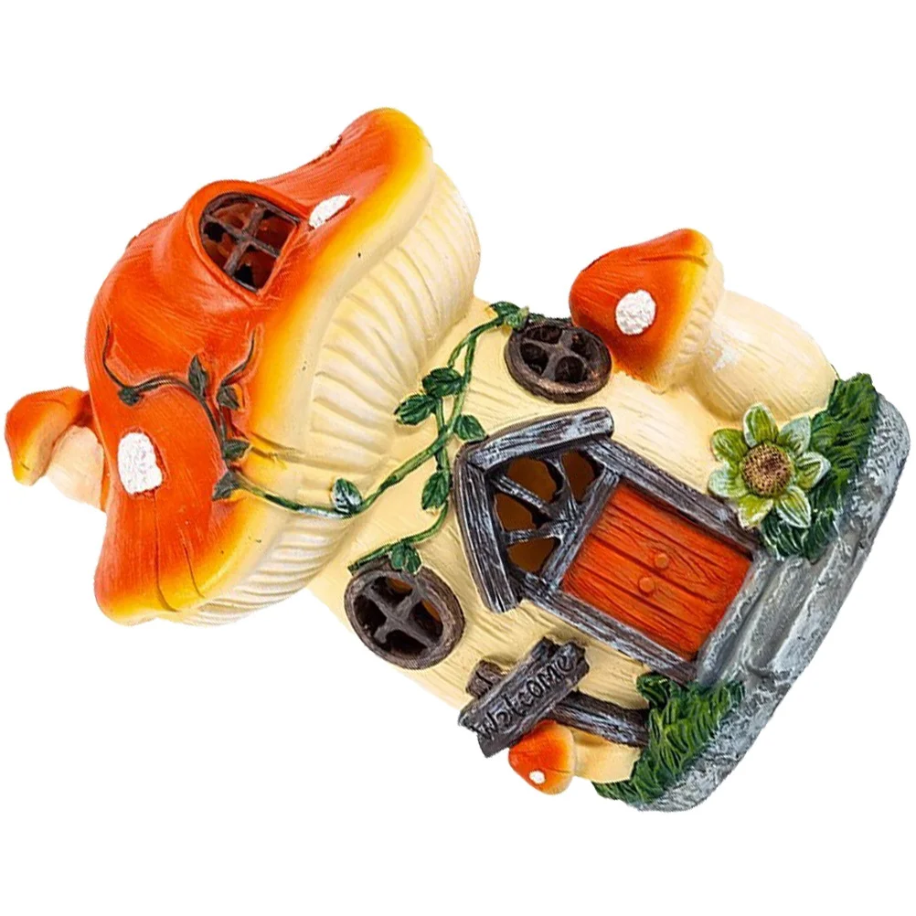 Ozdoby ogrodowe Grzyby Dekoracje Lampki Statuetki Ornamenty Urocze Nocne