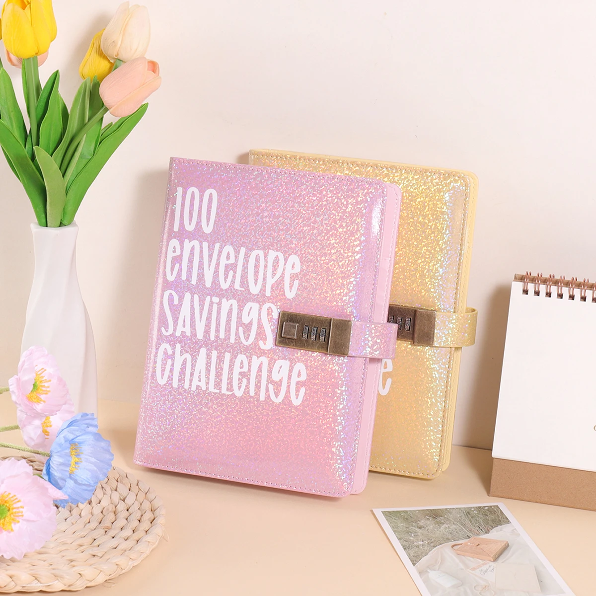 

1pc Creative Spiral-Bound Savings Password Notebook, suitable for personal banknote collections, storage, and challenge planning