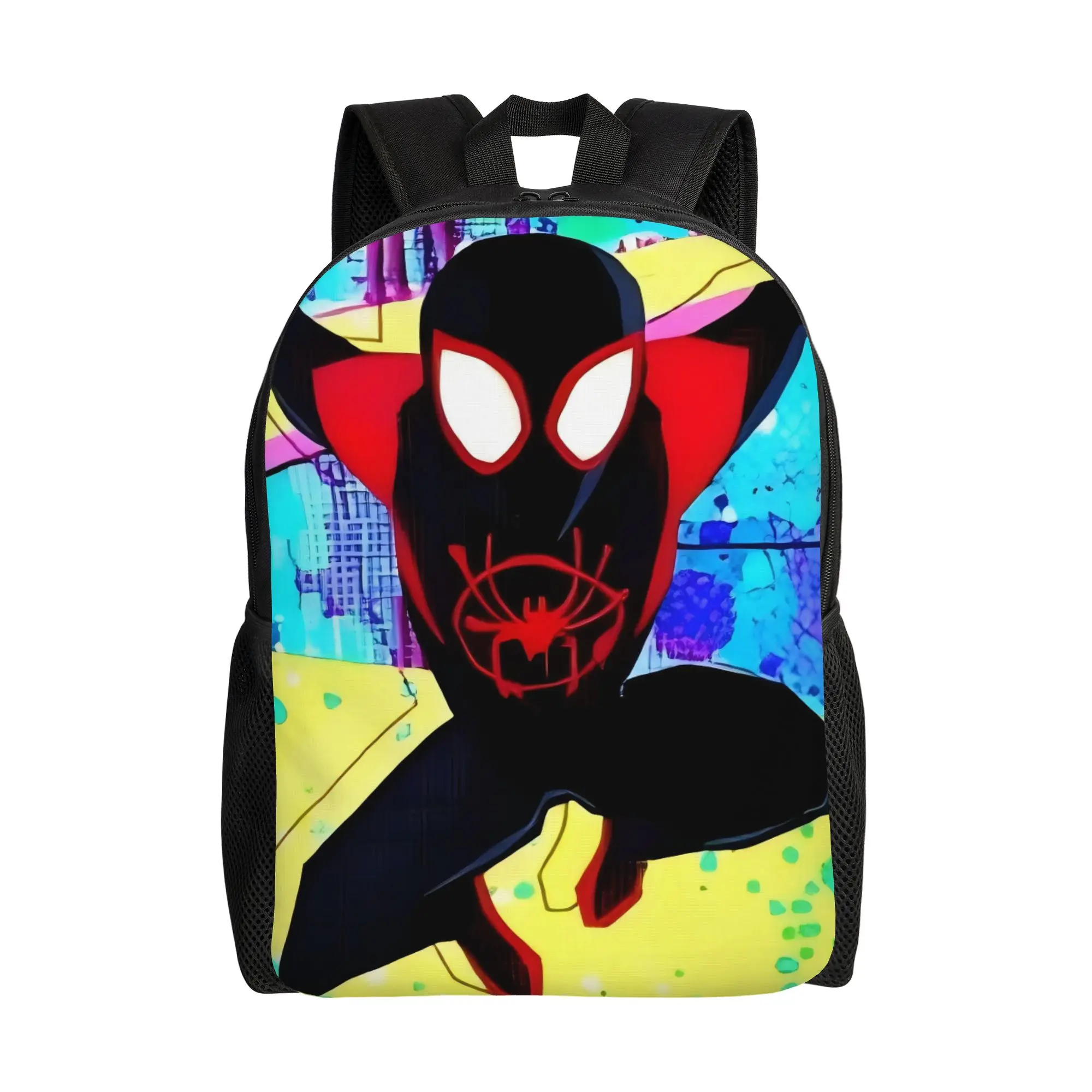 

Back to school season Spider Man Into the Spider Verse Backpack Marvel Students New Backpack