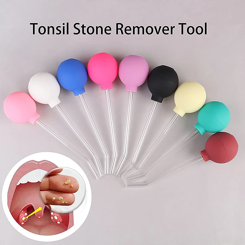 3pc Tonsil Stone Remover Tool Manual Style Remover Glass Mouth Cleaning Care Tool Ear Wax Remover Cleaning Tools Freshens Breath