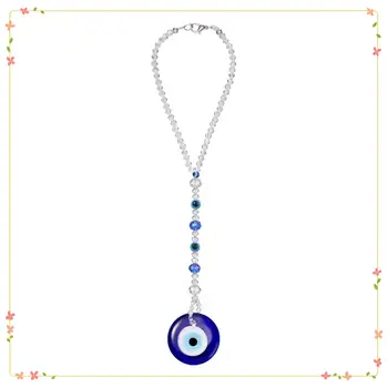 邪眼汽車掛飾 - 藍色眼睛串珠裝飾鏡面窗戶家居保護護身符 6 最佳銷售 汽車裝潢 - №5