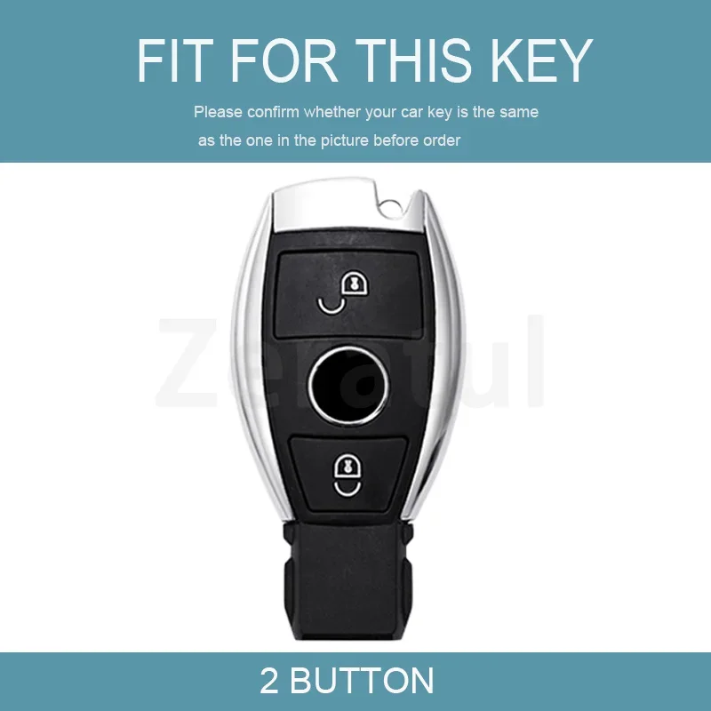 Shell Fob For Mercedes Benz A B C E R Class GLS GLA GLK GLC CLS CLA AMG W204 W205 W212 W463 W176 TPU Car Remote Key Case Cover