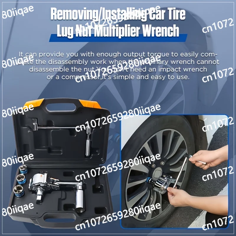 وجع 1/2 القيادة الإطارات الجوز وجع الإطارات كي مفتاح العزم الإطارات الجوز مزيل 1:16 عزم الدوران المضاعف 320NM توفير العزم #4