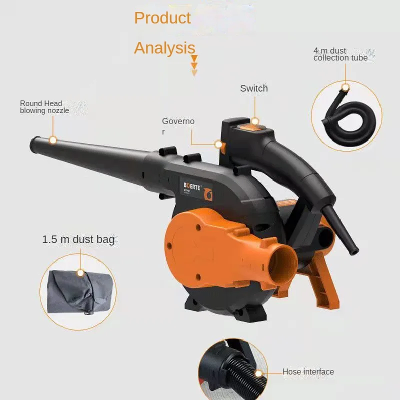 Dust collector, industrial high-power dust collector, blower, soot blower, blowing and suction