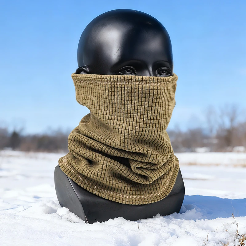 Winter Verdicken Warme Gesichtsmaske Hut Set Outdoor Camouflage Radfahren Wandern Ski Cap Taktische Thermische Hals Wärmer Hüte Für Männer Frauen – Detail 5