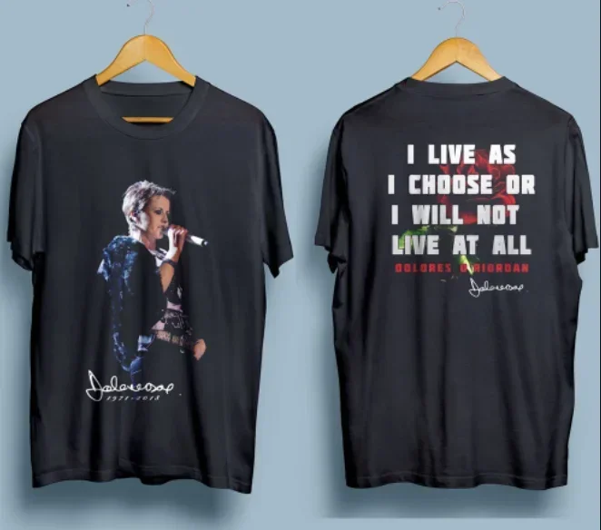 The Cranberries Dolores O'Riordan Rip Men'S Black T Shirt