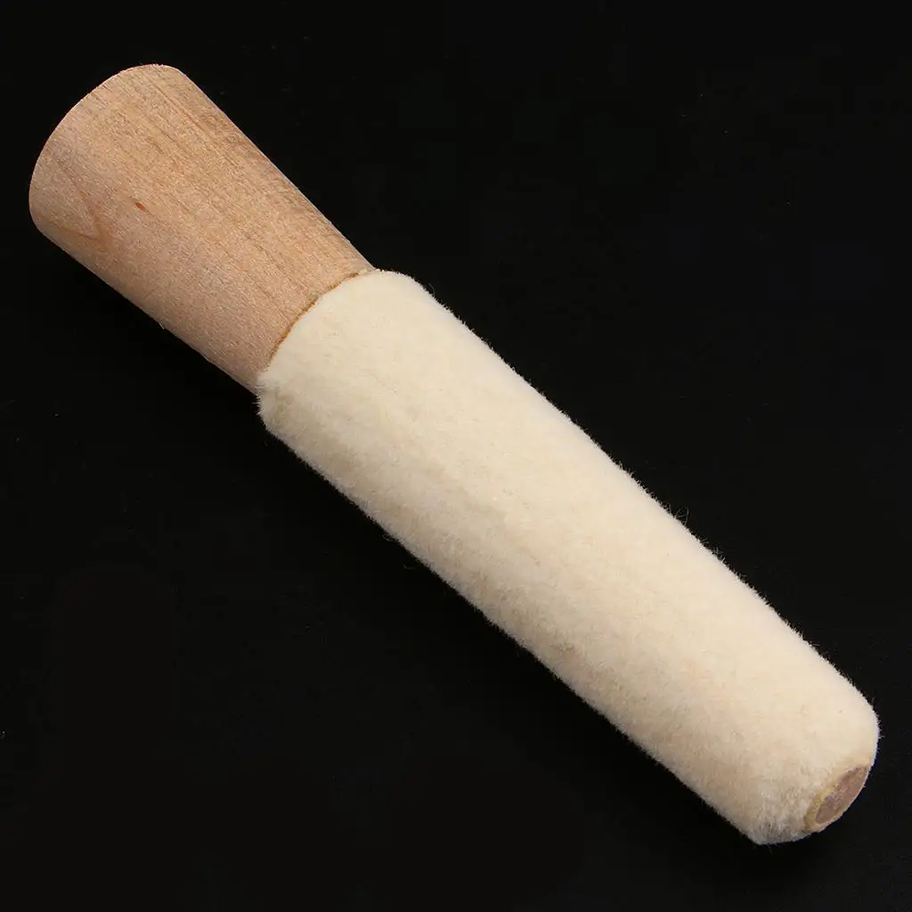 Wooden Jewelry Ring Mandrel Sizer Polishing Mop Professional Tool for Wax Carving and Jeweler Hand Use