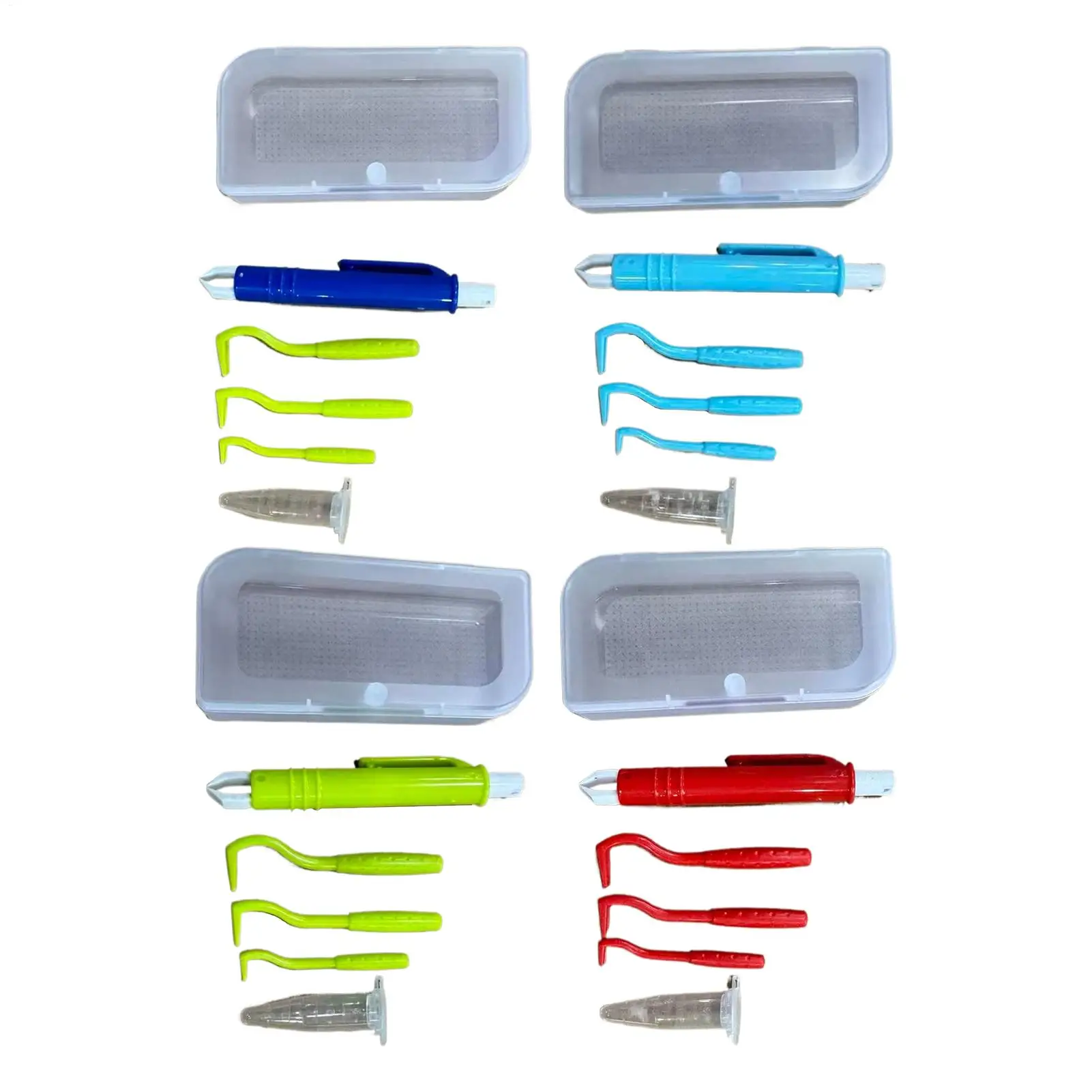 Pet Tick Remover Tweezers Set Portable Reusable Lice Flea Catching Tool Pet Improve nursing efficiency cleaning tick clip set