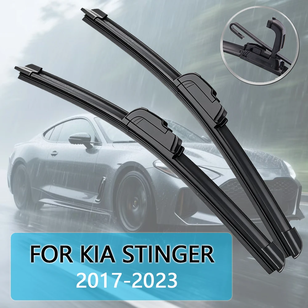 For KIA Stinger CK 2017-2023 26''+18'' Car Wiper Blade Front Wipers Fit U Hook Arm Windscreen Auto Wiper Blades