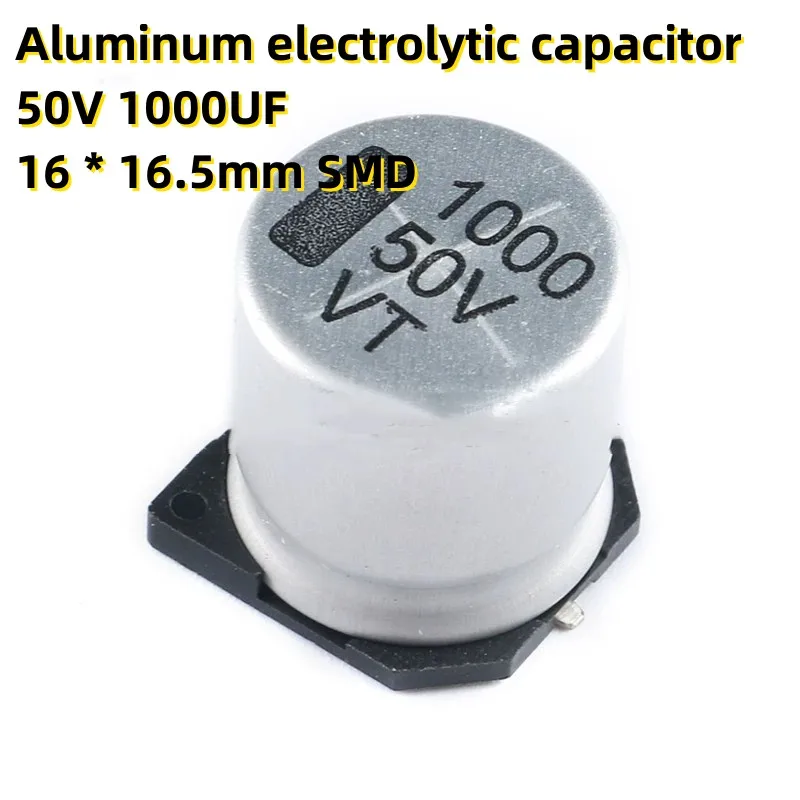 

50PCS Aluminum electrolytic capacitor 50V 1000UF 16 * 16.5mm SMD