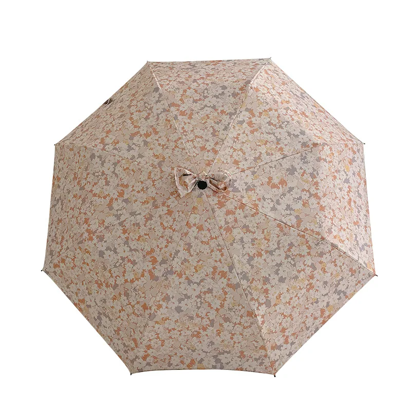 Manual Folding Sun Umbrella  Sun Protection  Anti-UV Sun Umbrella Vinyl Sun Umbrella Rain or Shine Umbrella