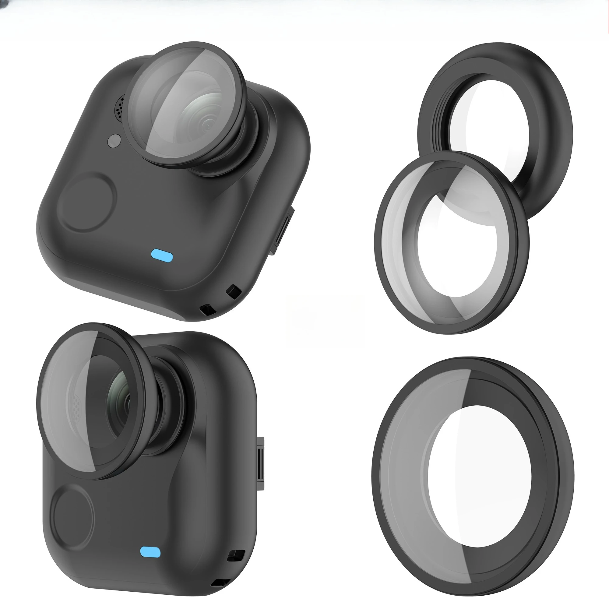 Lens Guards Protect film  for Insta360 GO Ultra PC Lens Protector Cover with Anti-Reflective Coating Accessories