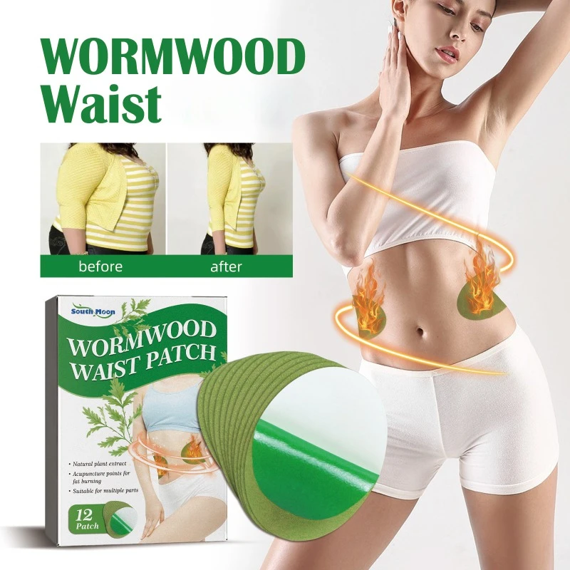 

Wormwood Slimming Waist Patch remove big belly fat burning Tummy lift Firming slim Anti Cellulite Shaping Lose Weight stickers