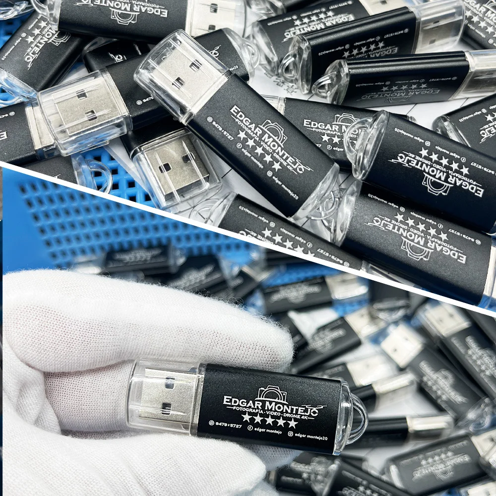 โลหะ 100 ชิ้นฟรีโลโก้ Pendrive 32 กิกะไบต์ 64 กิกะไบต์ 128 กิกะไบต์ปากกาแฟลช usb 2.0 memory stick กันน้ํา usb แฟลชไดรฟ์ cle usb 16GB 8GB