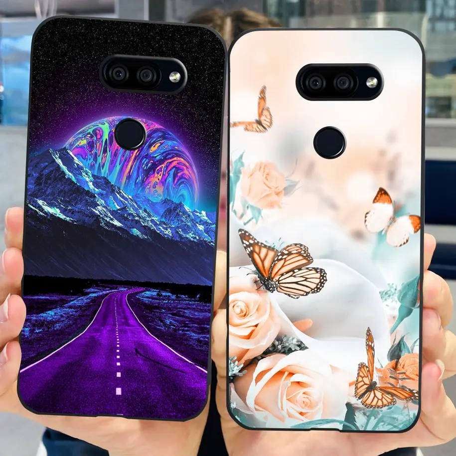 For LG K40S 2019 Case LMX430HM LM-X430 Fashion Butterfly TPU Soft Silicon Phone Cover For LG K40S K 40S LGK40S Shockproof Bumper