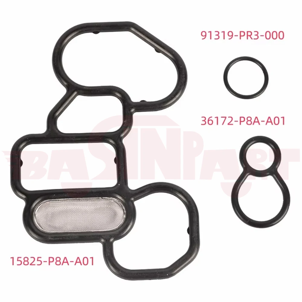 15825 VTEC Gasket ​Spool Valve For Honda For Acura ABS Rubber Gasket Kit 91319-PR3-000 36172-P8A-A01 15825-P8A-A01 36172P8AA01