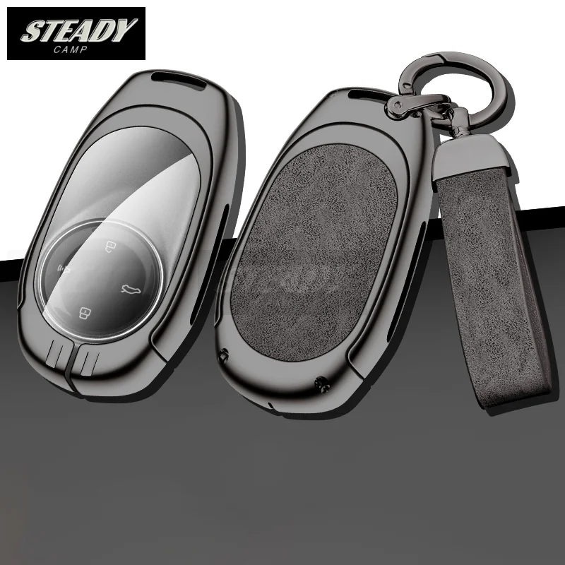 

Zinc Alloy Car Remote Key Case Full Cover for Neta S Keyless Bag Buckle Metal Protector Shell Keychain Auto Accessories