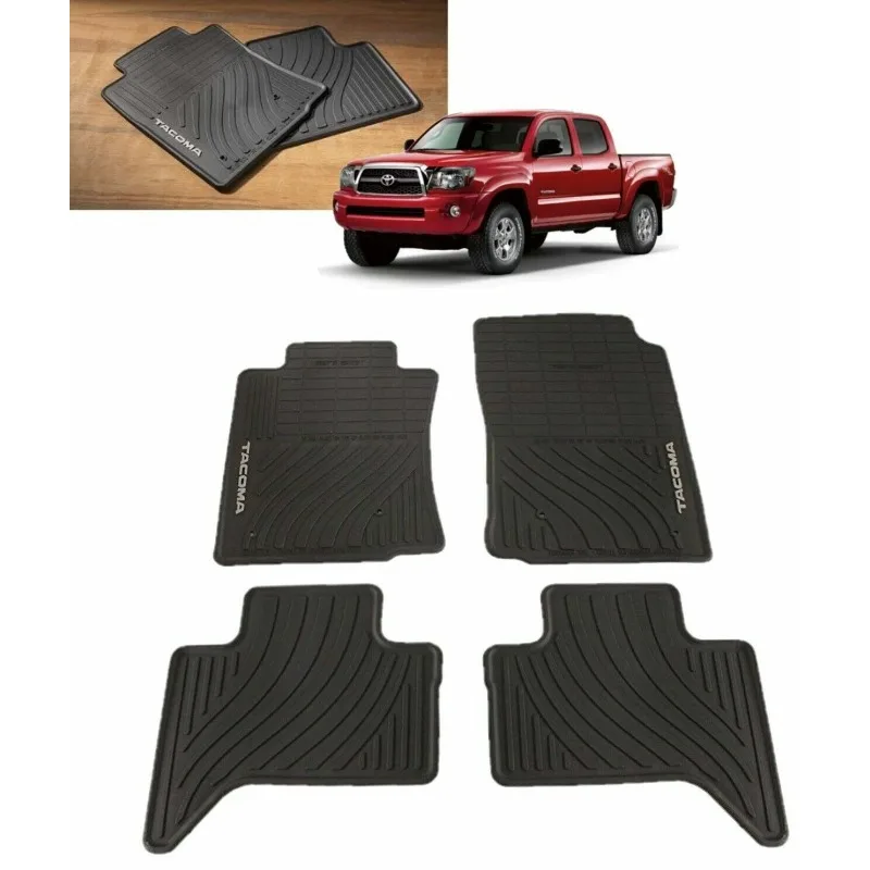 

2005-2011 Tacoma Floor Mats All Weather Mats (DOUBLE CAB) PT908 35002-02 United States