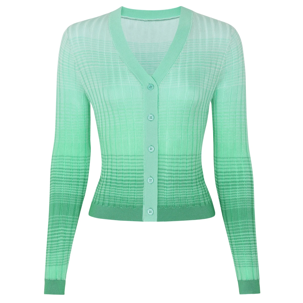 

Высокое качество, весенне-осенний новый модный вязаный женский топ с градиентом и длинными рукавами, куртка + платье без рукавов, комплект