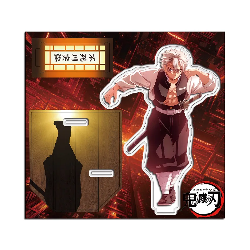 Manga Demon Slayer Acrylic Figures Anime Kimetsu no Yaiba Stands Figurines Animation Garage Kits Toys ACG Ornaments Decor Gifts view 5