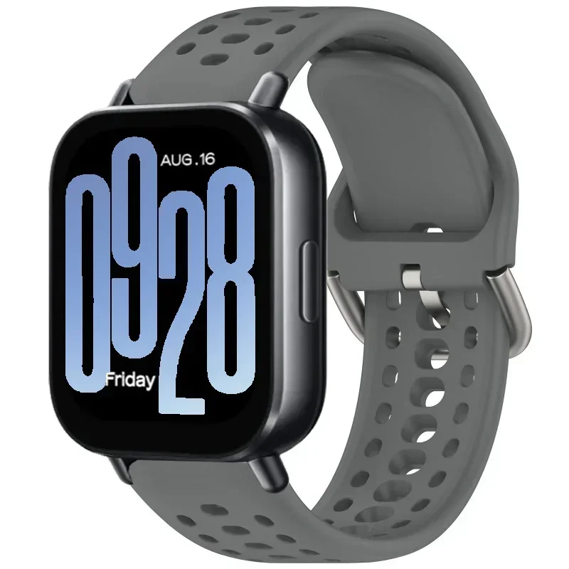 22mm Official Silicone Strap for Redmi Watch 5 Lite 5 Active Sport Bracelet Amazfit Active Max Bip Max 6 5 Balance 3 2 Wristband