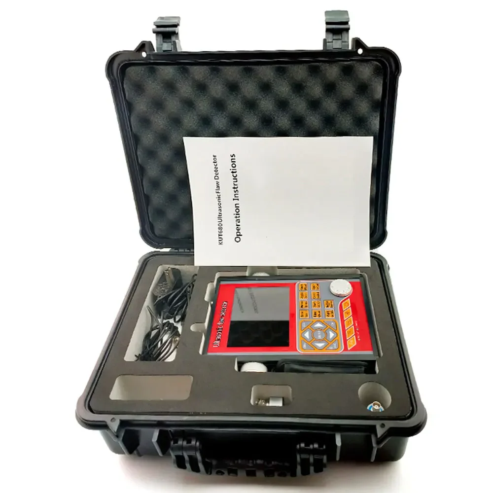 

NDT680 Ultrasonic Flaw Detector all-aluminum metal shell is strong and durable Crack Height Measure function 0 ~ 15000 mm