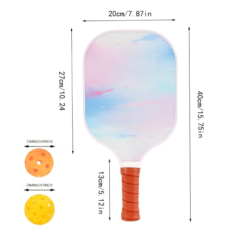 ZOCO Pickleball مجداف PU قبضة ألياف الكربون USAPA المعتمدة Pickleball مجموعة الرياضة في الهواء الطلق شاطئ تنس مضرب كرة كريكيت Kidsv