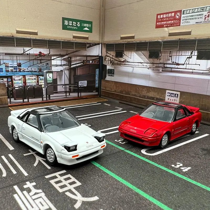 Takara Tomy Tomica Premium 40 Toyota MR2 Classic Sport Car Diecast Metal Mini Vehicle Simulation Toy Birthday Present For Kids