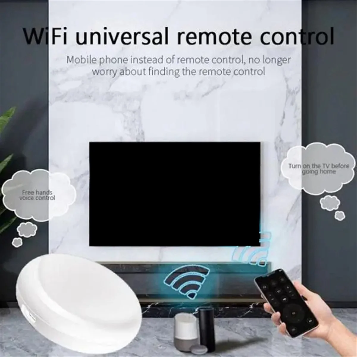 Tuya Smart WiFi Universal IR Remote Control for TV Air Conditioner Automation Modules Work with Smart Life Alexa Home_A02I