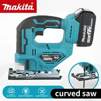 Makita DJV182 Cordless Jigsaw:18V,300W,0-2700rpm,80mm Stroke,±45° Cutting Angle,For Wood/Plastic/Metal Cutting Jobs