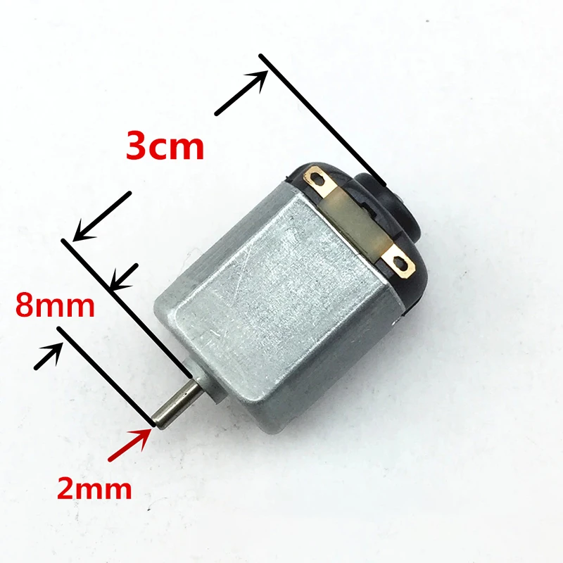 Miniature Motor Micro 24mm GEE FC-280SA Carbon Brush Motor DC 3V-7.4V 5V 6V High Speed Strong Magnetic Flat 280 Motor DIY Toy