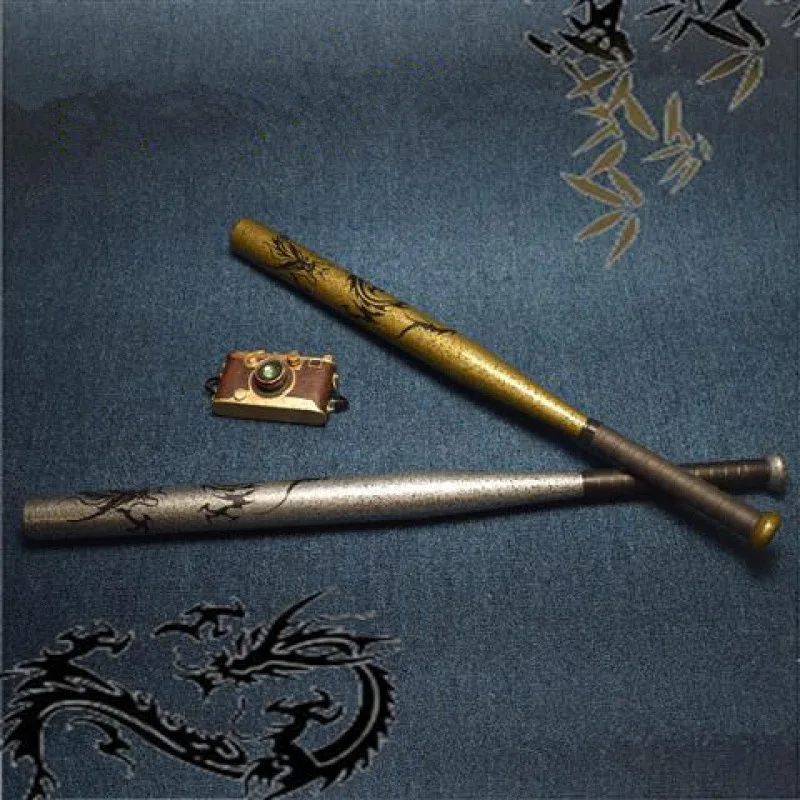 Dragon Thickened Alloy Steel Baseball Bat Defense Baseball Bat Legal Self-Defense Car Iron Bat