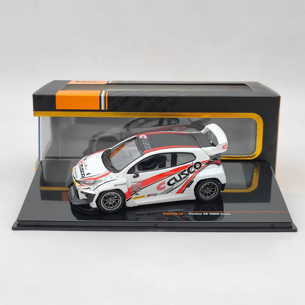 

IXO 1/43 for Pandem GR Yaris Cusco White MOC329.22 Diecast Models Car Limited Edition Collection Auto Toys Gift