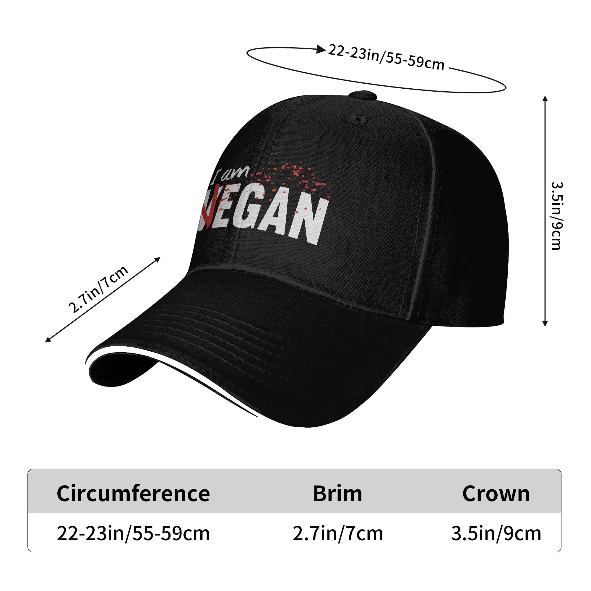 I'm Negan Baseball Caps Hip Hop The Walking Dead Sandwich Caps Unisex Style Adjustable Headwear Workouts - view 4