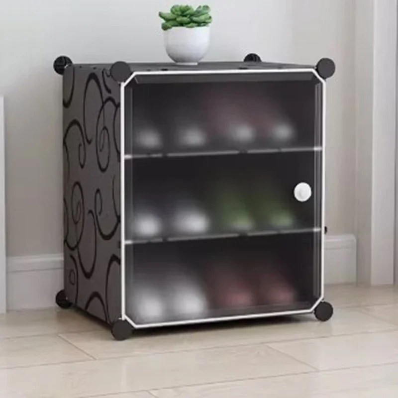 

Mini Designs Shoe Cabinet Transparent Dust Proof New Living Room Shoe Cabinet Display Cheap Organizador De Zapatos Furniture