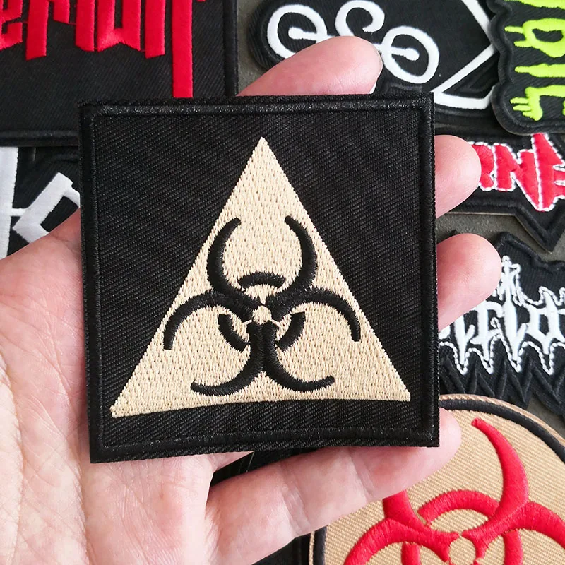 Rock Band Patches For Clothing Iron On Badges Embroidered Appliques Punk Music Stickers Jacket Jeans Stripes DIY Accessories