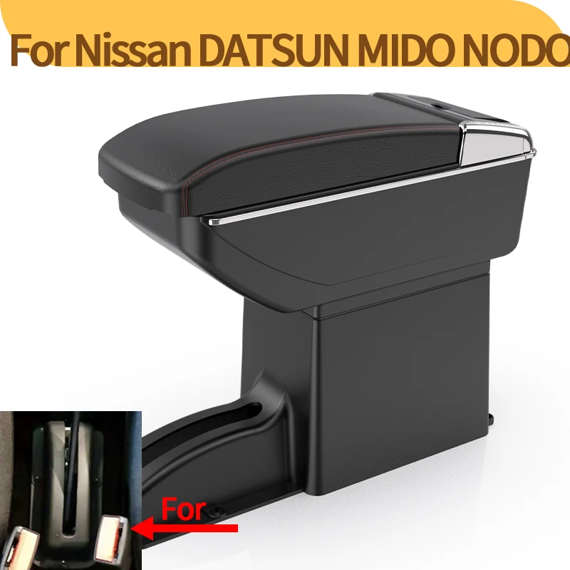 For Lada Granta Armrest Box For Lada Kalina Nissan DATSUN MIDO NODO Car Armrest Car Storage Box Accessories interior details