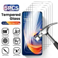 5Pcs 100% Original HD Tempered Glass for Motorola Edge 50 Neo Edge50Neo 5G 2024 9H Premium Screen Protector Film Guard Cover