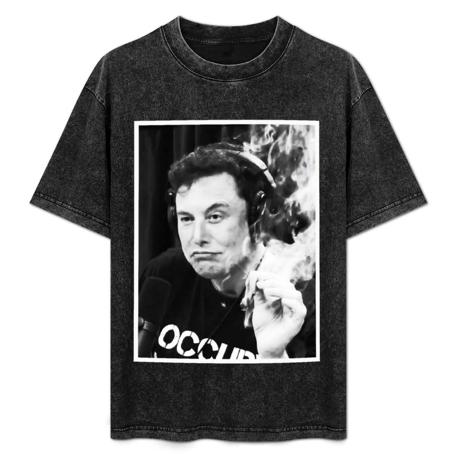 Elon Musk Smoking 4 T-Shirt boys whites vintage clothes baggy shirts graphic tee shirt mens graphic t-shirts hip hop