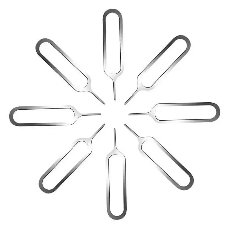 100PCS Sim Card Tray Pin Eject Removal Tool Pin Opener For Smartphone For Samsung For Moto For Xiaomi For Huawei For Iphone