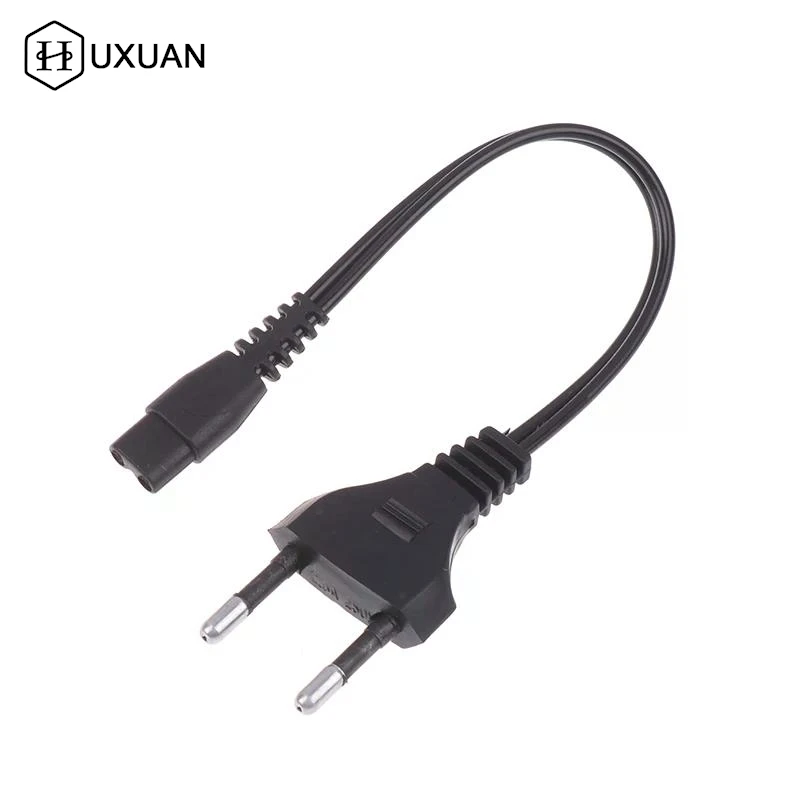 EU-stekker Oplaadkabel met dubbel gat 220V 110V Direct opladen Zaklamp Oplader Netsnoer Zaklampaccessoires