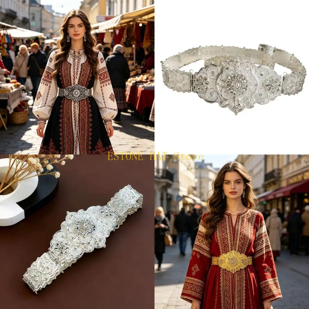 49mf-fashion-russian-ethnic-waist-strap-metal-traditional-waist-sash-belt-with-intricate-carvings-35-8cm-width