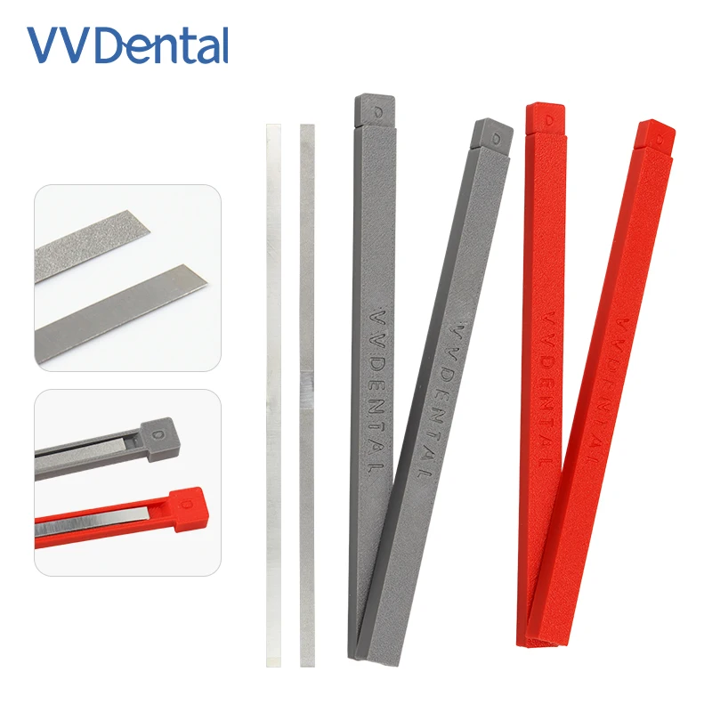 5Pcs Diamond Coated Dental Sanding Strips Single Double Sided Interproximal Finishing Gap Adjustment For Professional Dental