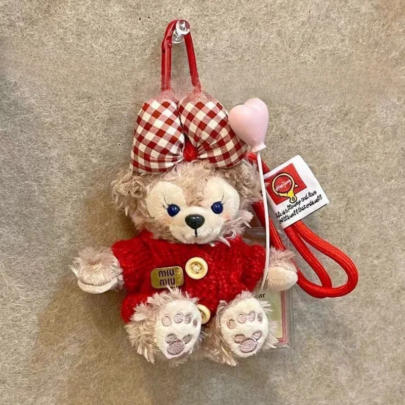 

Плюшевая кукла-брелок Disney Lingna Belle Duffy, 10 см, подвеска для сумки, аксессуары для сумок, подарки на день рождения для девочек