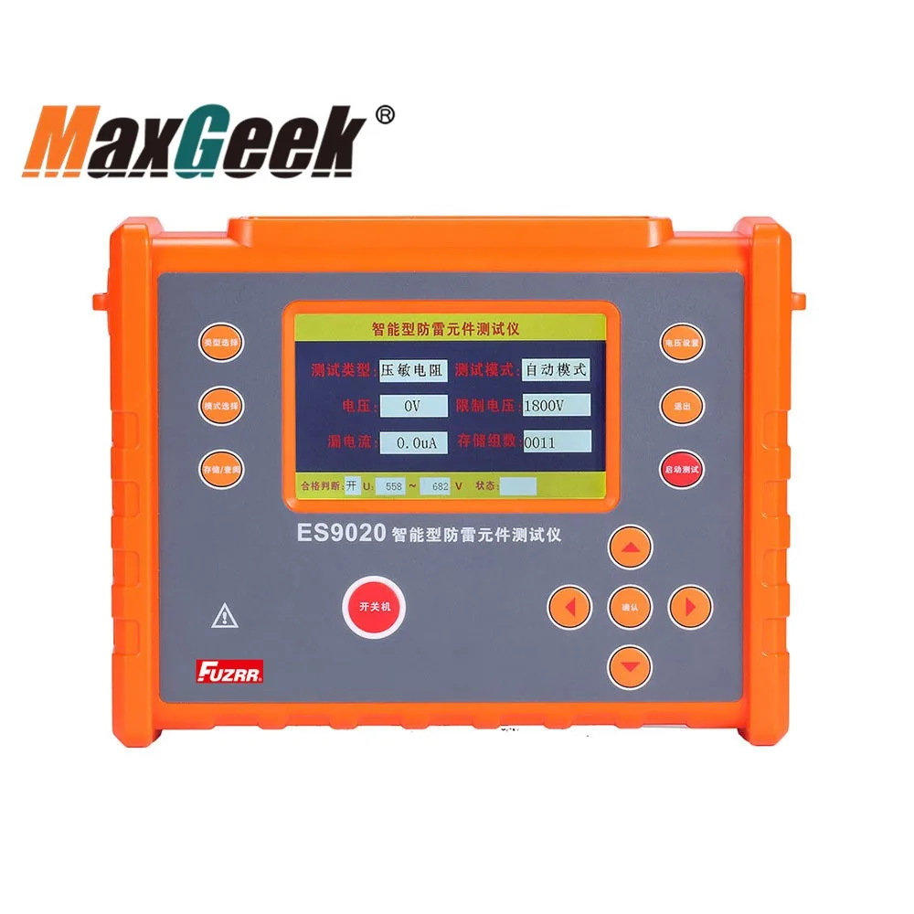 ES9020 0-2000V 0.1uA-199.9uA Intelligent Lightning Protection Components Tester SPD Tester for Arresters and Surge Protectors