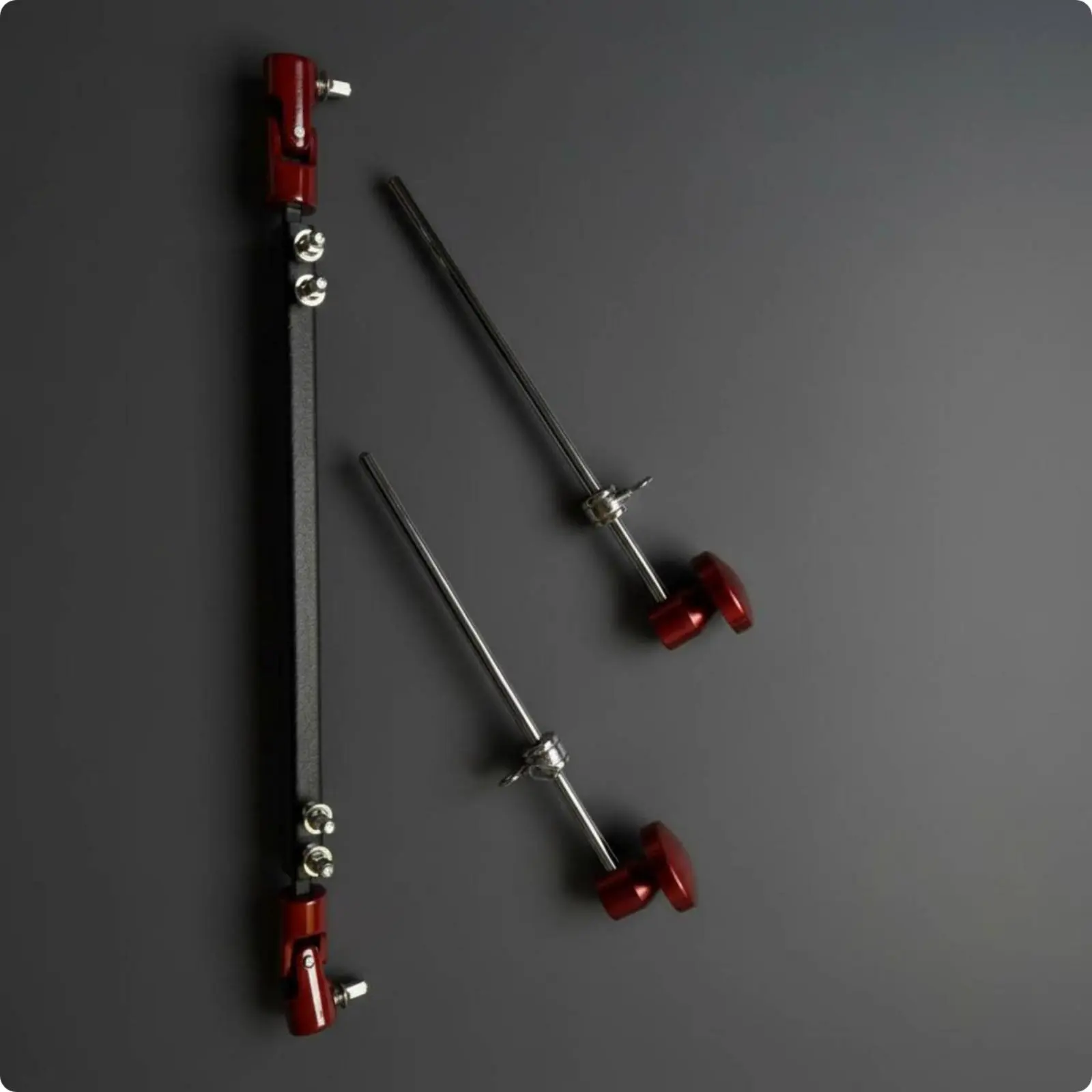 

Bass Drum Beater Set Long-Lasting Double Pedal Link Rod Double Bass Pedal Link Bar Rust Resistant Music Accessory Sturdy