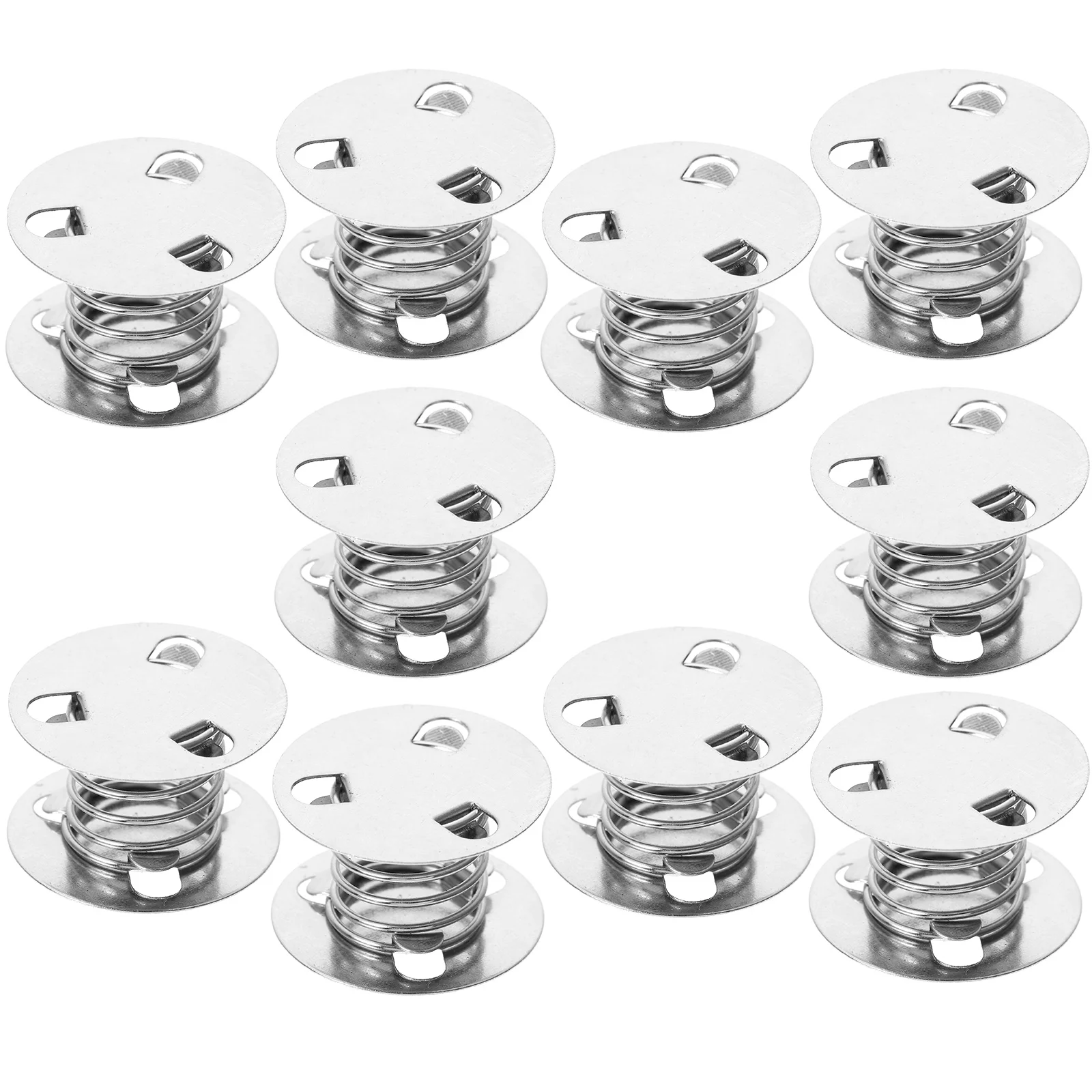 10 Pcs DIY Spring Base Car Bases Fortune Cat Mini Toys Dashboard Shaking Head Stainless Steel Adhesive Sprung